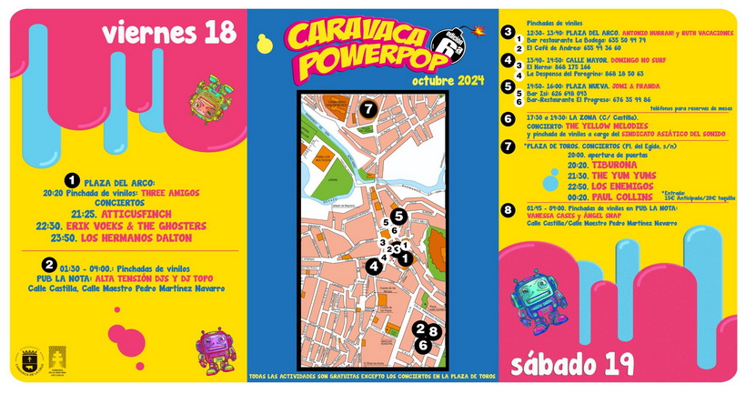 Festival CARAVACA POWER POP. Caravaca (Murcia) (18-19 de Octubre de 2024)